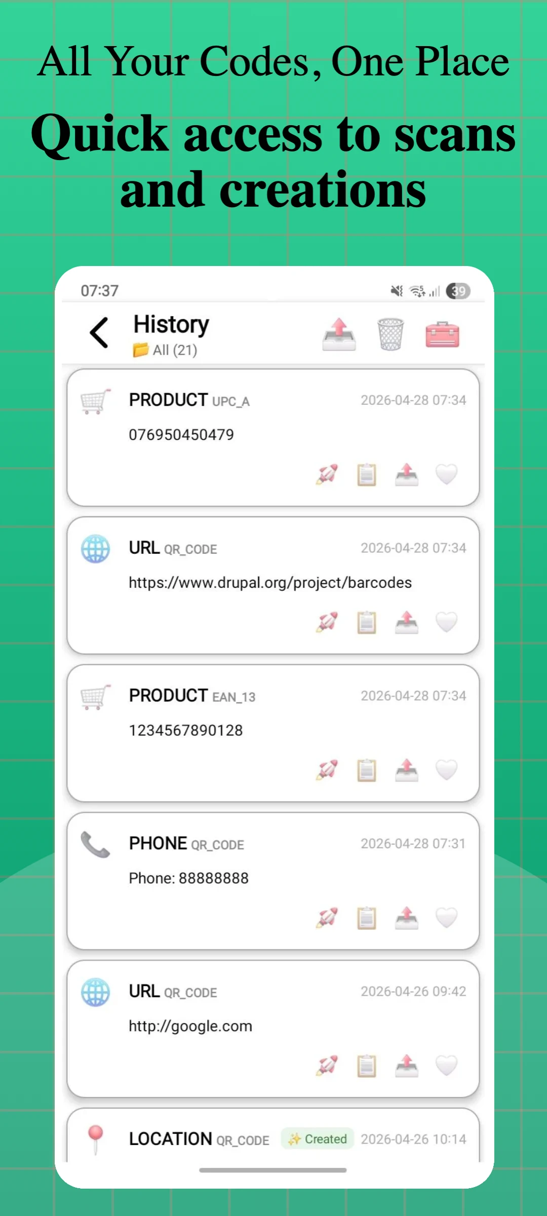 QR Code Scanner screenshot